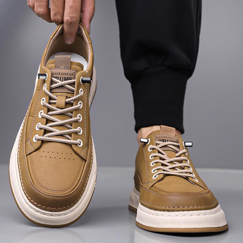 New Fashion Luxury Designer New Men's Lace Up Platform Casual Shoes Male Comfort Walking Sneakers Footwear Zapatos Hombre