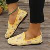 Hollow Cloth Shoes Women's Cotton Linen Lining Sweat-absorbent Breathable Flat-soled Shoes Comfortable Lightweight Non-slip Rubber Soles