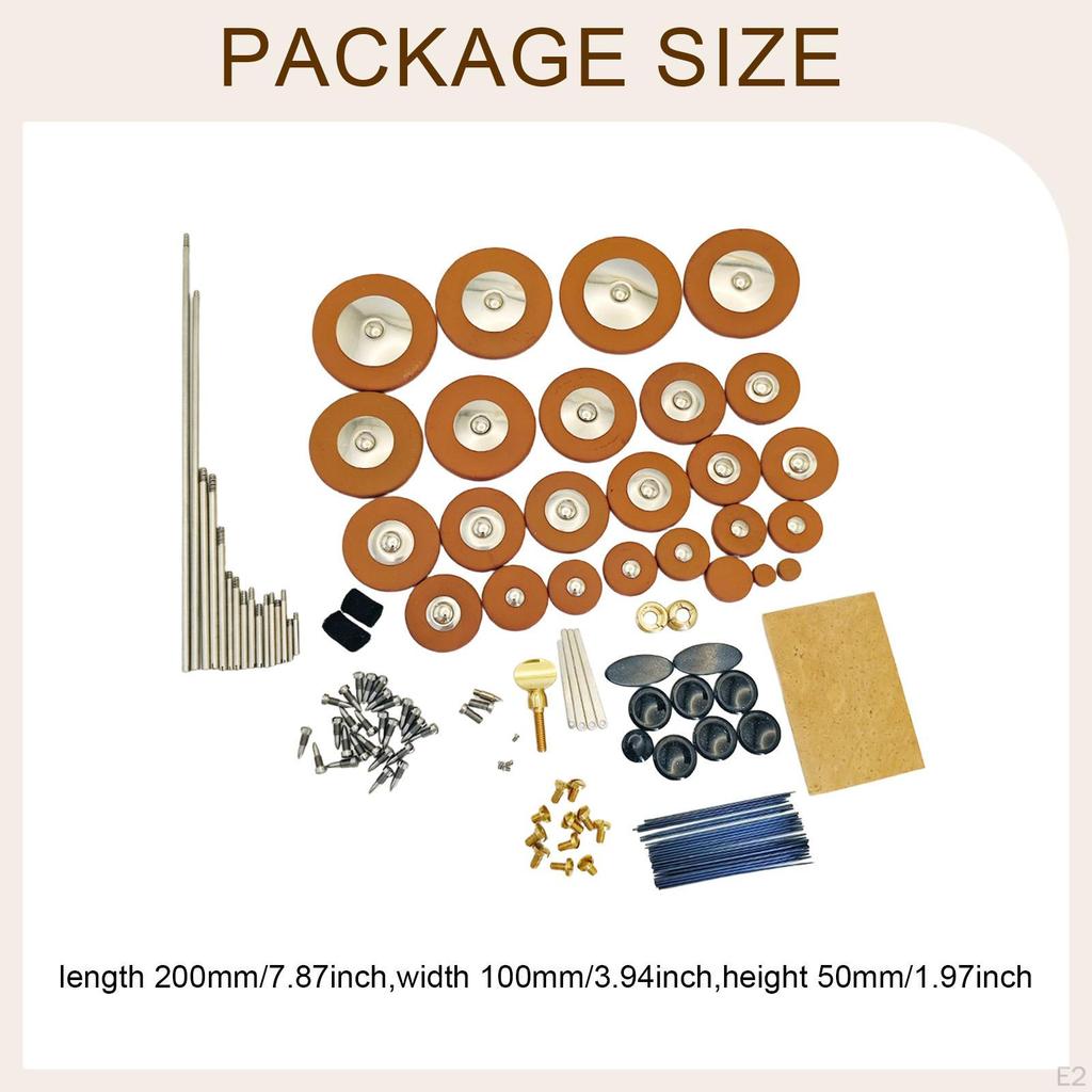 Alto Sax Repair Kit Maintenance Parts Sound Hole Pad Saxophone Tools for