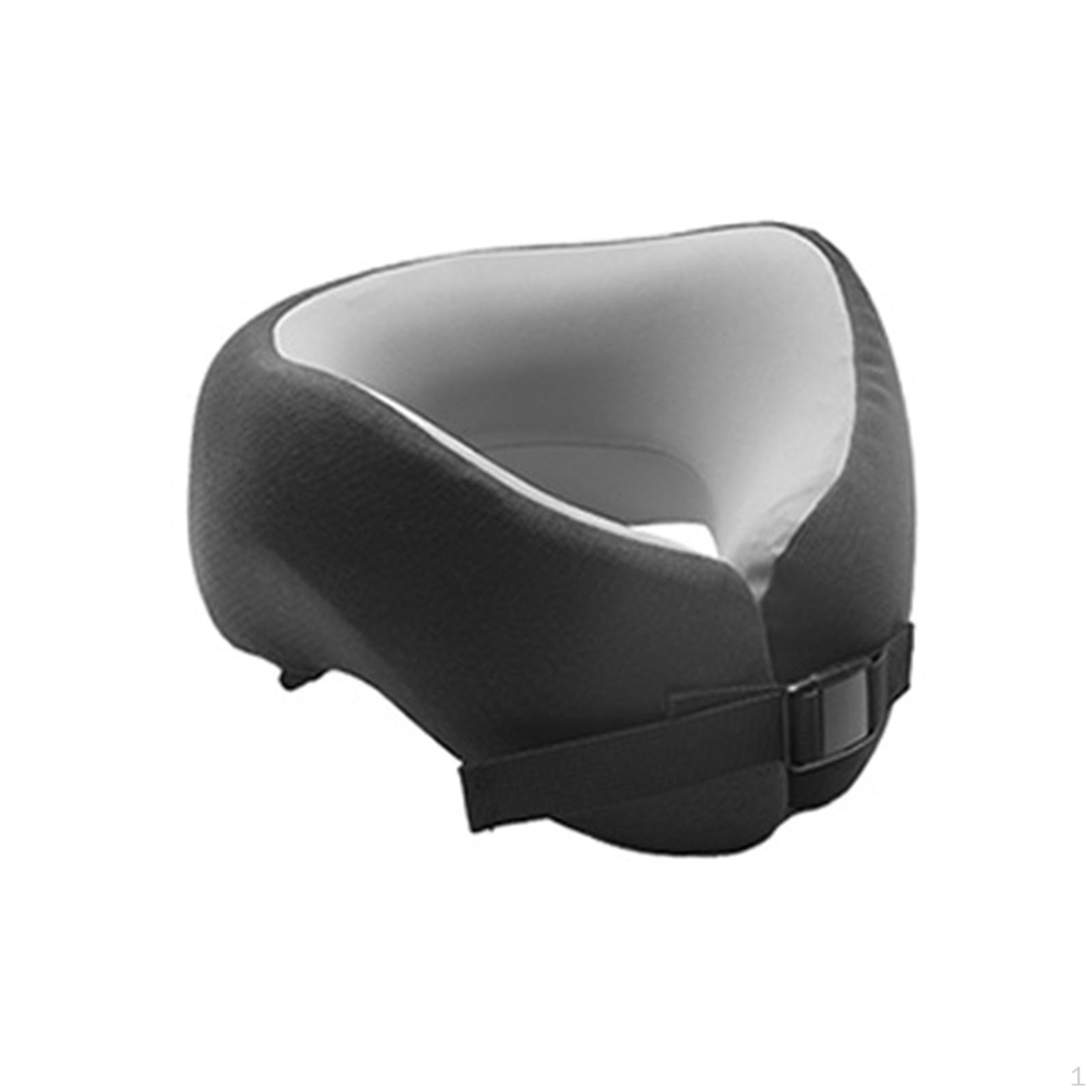 

Travel Neck Pillow Portable Comfortable Traveling Support for Train Car чёрный