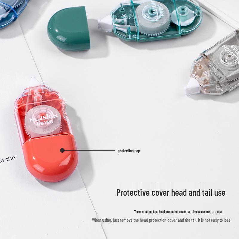 Deli High Capacity Correction Tape for Students - Portable and Easy-to-Use Stationery