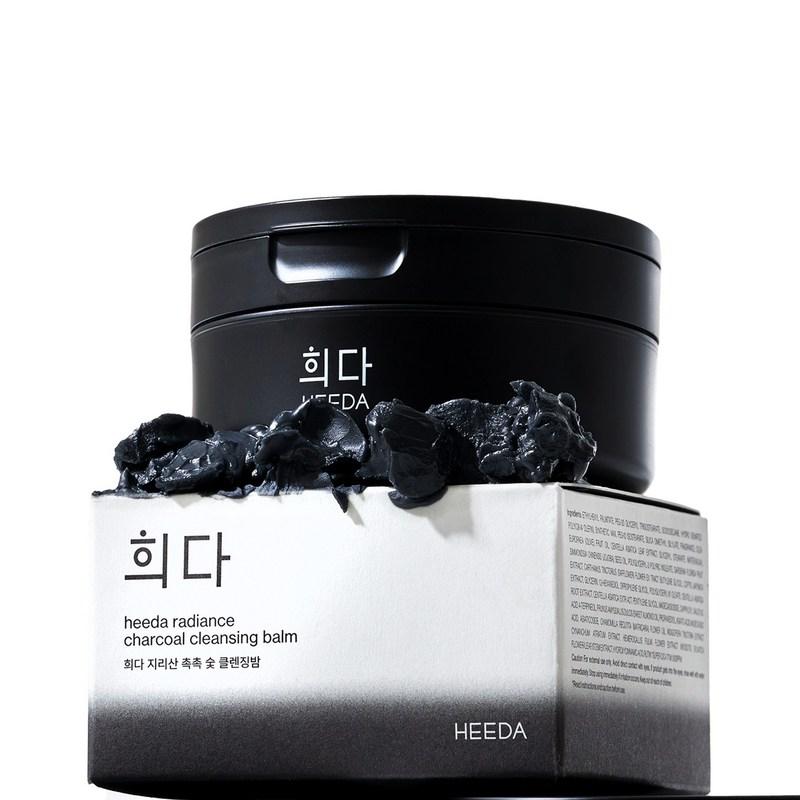 Heeda Jirisan Charcoal Jojoba Seed Oil Moisturizing Cleansing Balm, 1 pcs, 100ml
