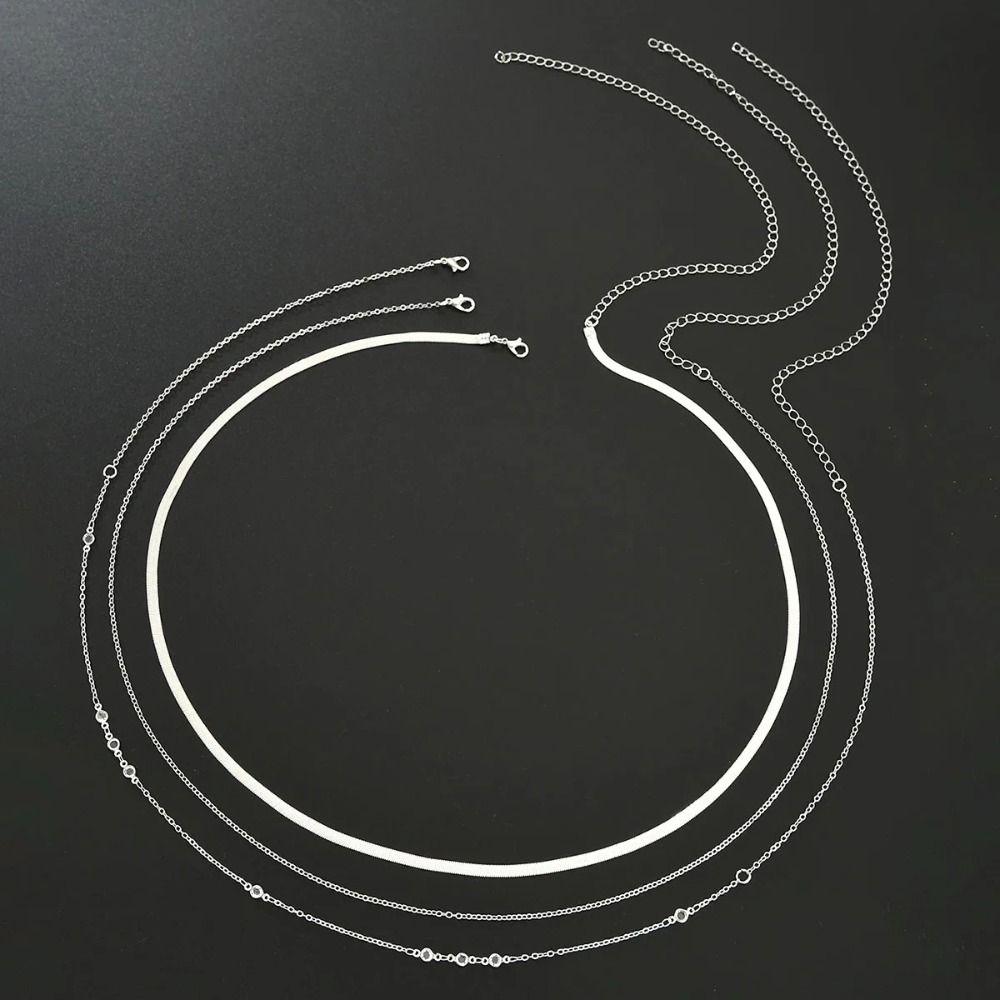 Layered Look Belly Chain Simple Body Chain Fashion Boho Waist Chain  Female Jewelry