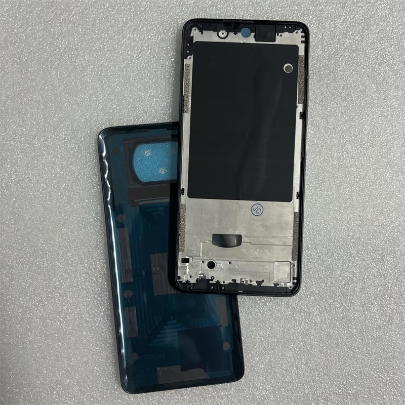 Full Housing Case For Xiaomi Poco X3 Pro M2102J20SG Middle Frame CoverBattery Back Cover Rear Cover Repair Parts