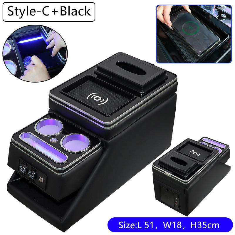 Modern Palisade Armrest Storage Box for Toyota Proace Verso