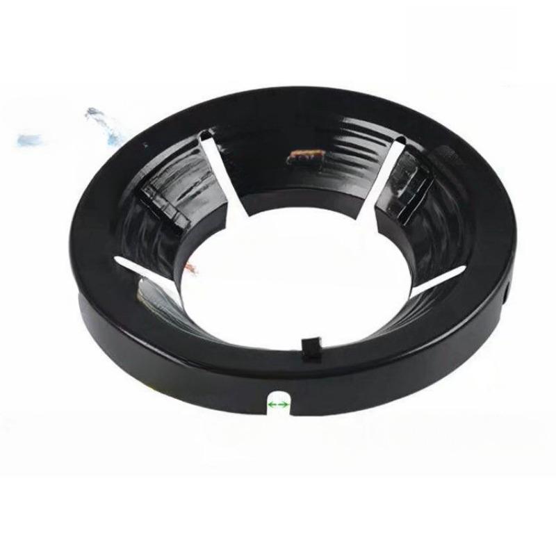

Stainless Steel Windproof and Flame-gathering Hood Natural Protective Cover for Gas Stove 5. Open