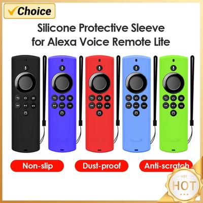 Silikonowe Pokrowce na Pilot do Amazon Alexa Fire TV Stick Lite Obudowa Kontrolera Rękaw na TV Etui Ochronne Wymiana Obudowy
