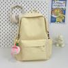 Schoolbag personality simple fashion backpack texture trend new bag 1011 summer niche design women's backpack