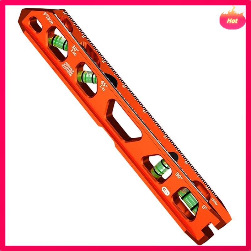 High-Precision 1Pc Mini Scale Level Ruler, Magnetic Pipeline Leveling& Measuring Tool