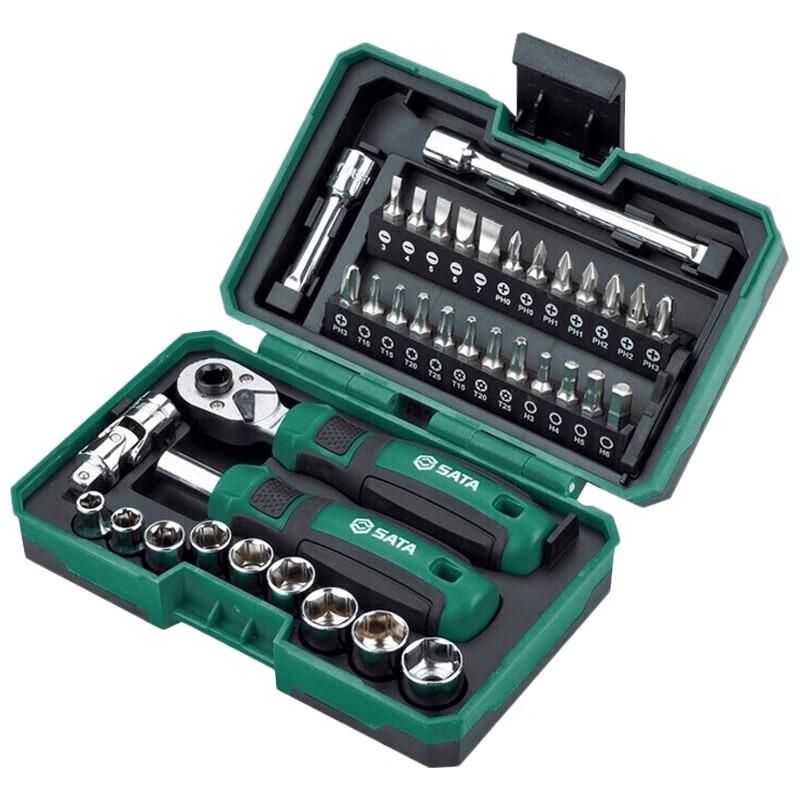 SATA 38-Piece Ratchet Wrench & Screwdriver Set
