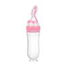 Safe Useful Silicone Baby Bottle With Spoon Food Supplement Rice Cereal Bottles Squeeze Spoon Milk Feeding… More