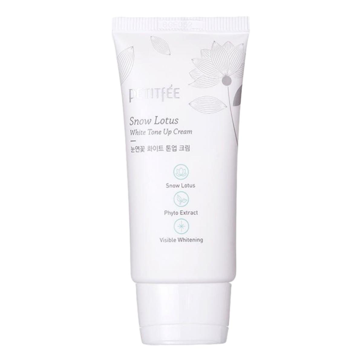 

Petitfee Snow Lotus White Tone-Up Cream - Brightening & Radiant Skin Finish (50ml)