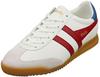 Gola Classics Men's Torpedo Leather Trainers White/deep Red/sapphire