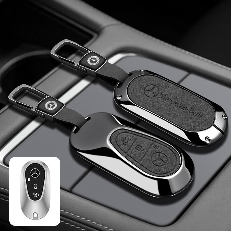 FSUO7 Car Remote Key Case Cover Shell For Mercedes Benz C E S Class GLC W206 W223 W214 E300 C260 C300 S450 S500 Keychain Accessories