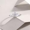 Nabest Women   CopperFine  Jewelry Manufacturer VVS1 D Color Moissanite Daisy Flower Ring Engagement Wedding Rings