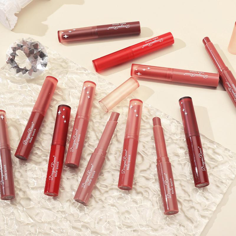 Luxuriöser samtiger Lippenstift, reich pigmentiert, feuchtigkeitsspendende Formel, Lipgloss, lichtecht, langanhaltend, Lip Glaze, Lippen-Make-up, Geschenk für Frauen