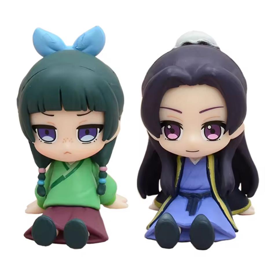 Anime The Apothecary Diaries Figur Maomao Action Jinshi Statue PVC Modell Sammlung Mini Niedliche Maomao Figur Puppe Geschenk