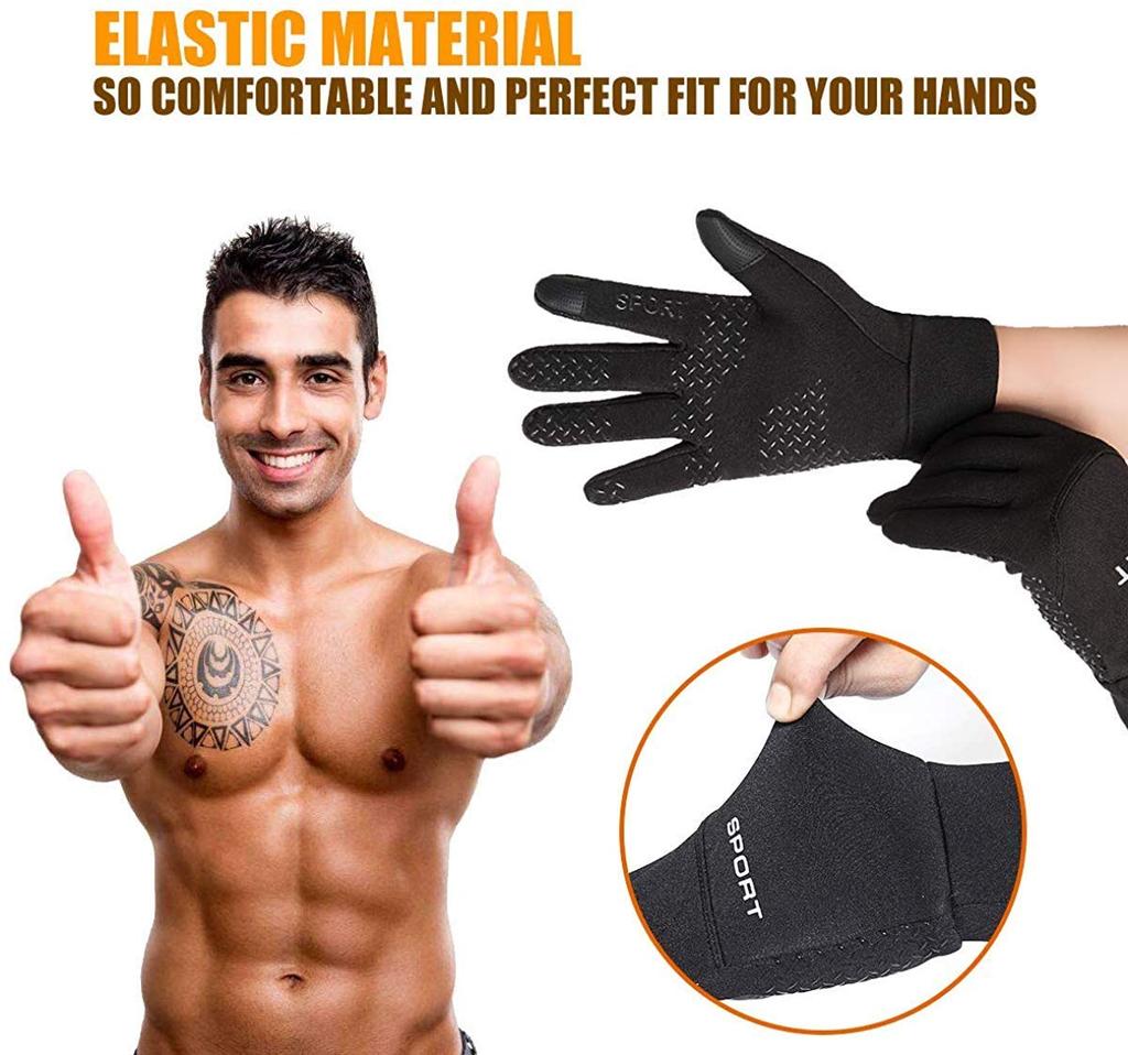 Waterproof and Windproof Motorcycle and Sports Gloves for Outdoor Mountain and Other for Warmth and Protection from the Touchscreen and Smartphone