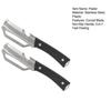 Stainless Steel Vegetable Peeler with Handle, Multi-Function Fruit Potato Peeler, 2-in-1 Bottle Opener, Ergonomic Rust-Proof Essential Kitchen Tool