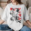Chainsawunisexs Reze Unisex Unisex T Shirt Anime Movie Vintage Tees Short Sleeve O Neck Tshirt 100 Cotton Summer Clothes