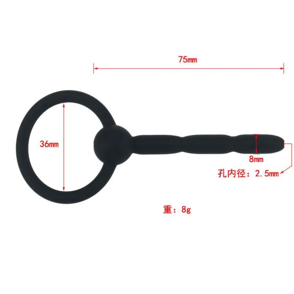 New Silicone Urethra Catheter Male Penis Plug Tube Urethral Catheter Stretcher Sound Dilator Erotic Adult Sex Toy For Men