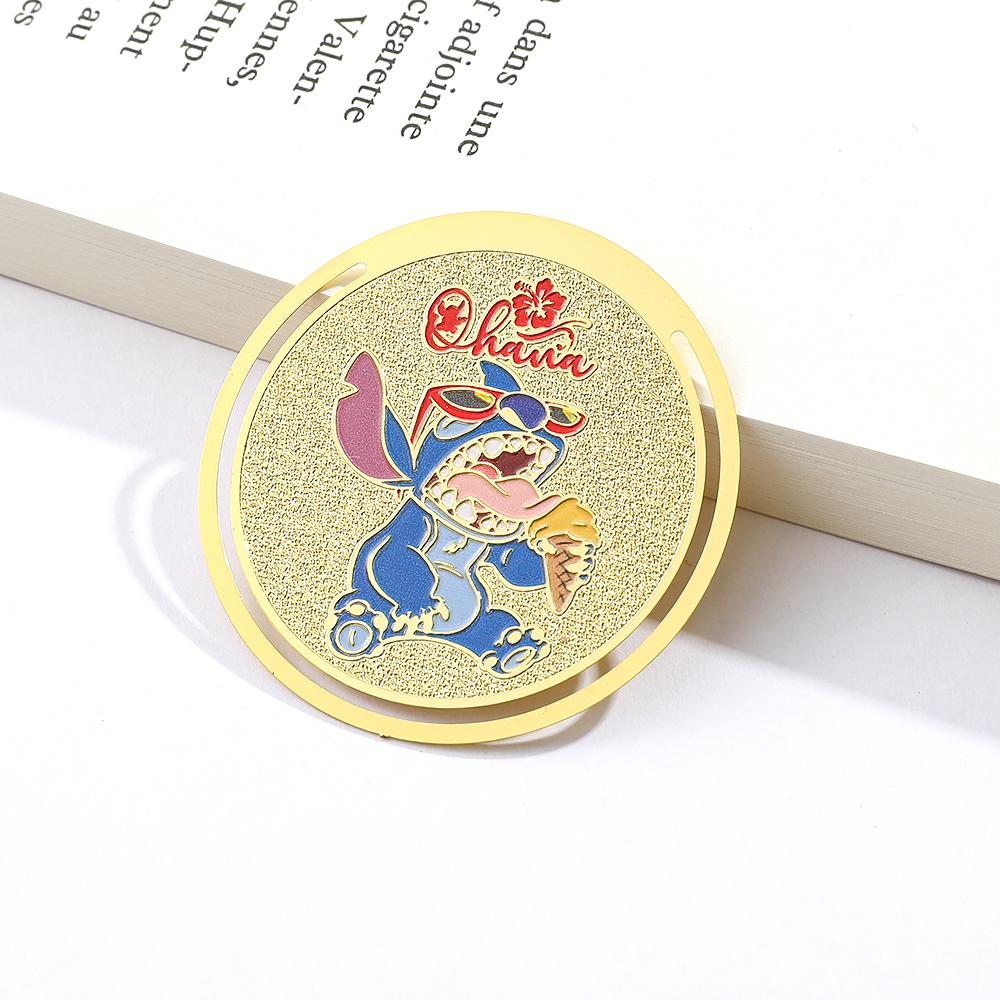 Roztomilá záložka Stitch pro dárky pro milovníky knih, fanoušky Disney, kawaii Stitch sponka na papír na stránku knihy, značka pro přátele, děti, čtenářské potřeby