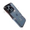 For Apple 17promax Mobile Phone Case 16 Electroplated Invisible Bracket 15Pro All-inclusive High Transparency 14 Shell