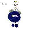 Ball Keychain with Metal Clasp Cartoon Plush Keychain, Fluffy Pompom Clasp, Soft Key Ring Backpacks Handbags Keys Decorative Pendant for Men