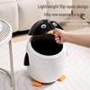 Penguin Flip-Top Trash Can