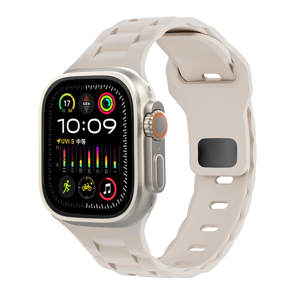Pulseira de silicone para Apple Watch Ultra 2/Ultra 49 mm série 10 9 8 7 46 mm 45 mm 41 mm Pulseira esportiva para iWatch série 6 5 4 3 2 1 SE 44 mm 40 mm 42 mm 38 mm