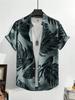 Herren Resort Hawaiian 3D-Druck Hemden Outdoor Urlaub Strand Sommer Umlegekragen Kurzarm Hawaii Hemden