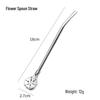 Reusable Stainless Steel Straw Stirring Spoon