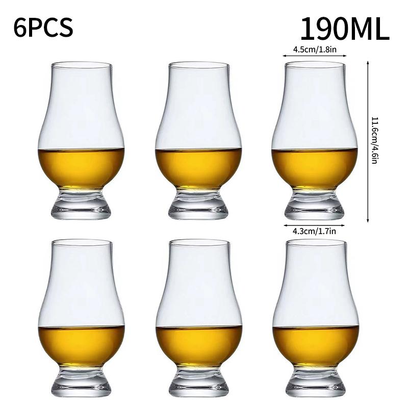 1/2/4/6 stk Whiskeyglass Scotch Likør Barutstyr Øl Brennevin Vinglass XO Whiskey Krystallglasskopp Scotch Likør Vinglass