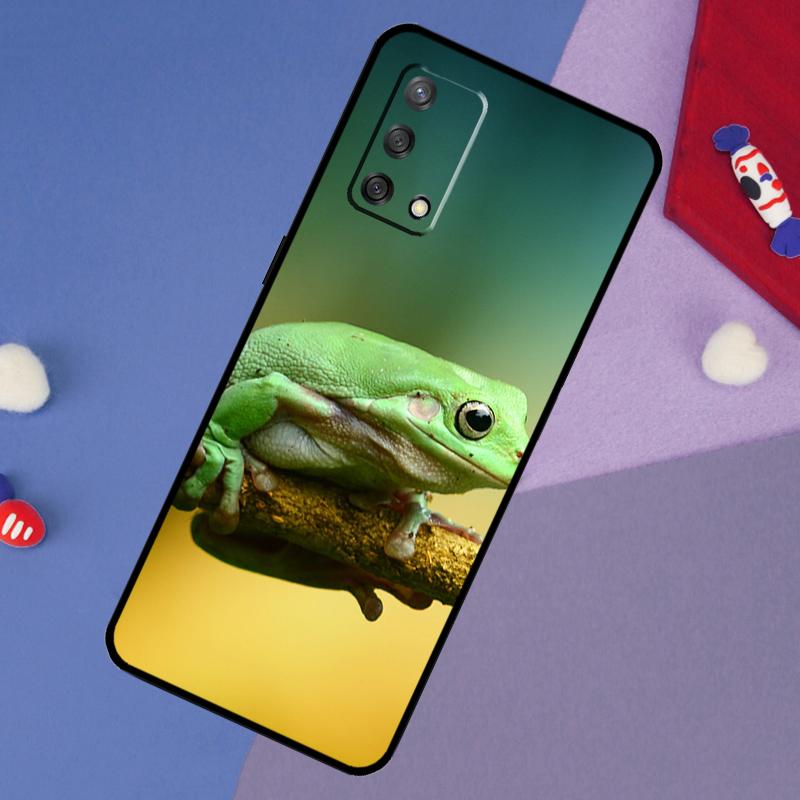 

Чехол Wildlife Зеленая лягушка для Oppo A5 Pro A6 A57 A17 A78 A54 A74 A94 A76 A16 A96 A18 A40 A60 A80 A38 A58 A98 A15 OPPO A17