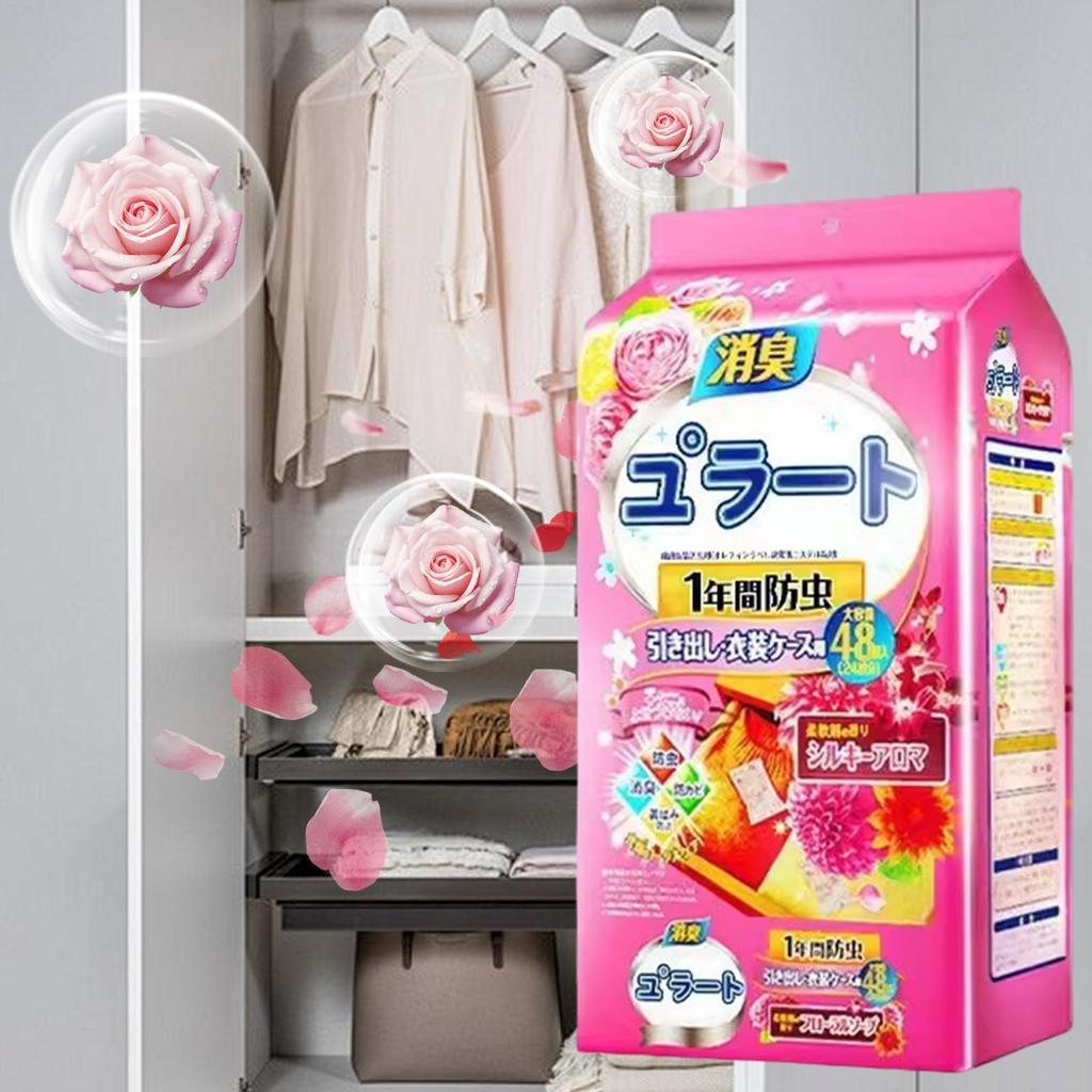 Sachet Bags Scented 48pcs Closet Sachets Scent Bags Fresh Scents Sachet Packets Closet Smell Freshener Dresser Drawer Scents