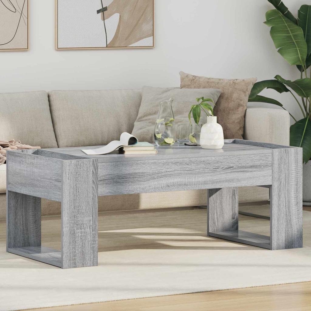 Coffee Table Grey Sonoma 110 x 50 x 41 cm Particleboard