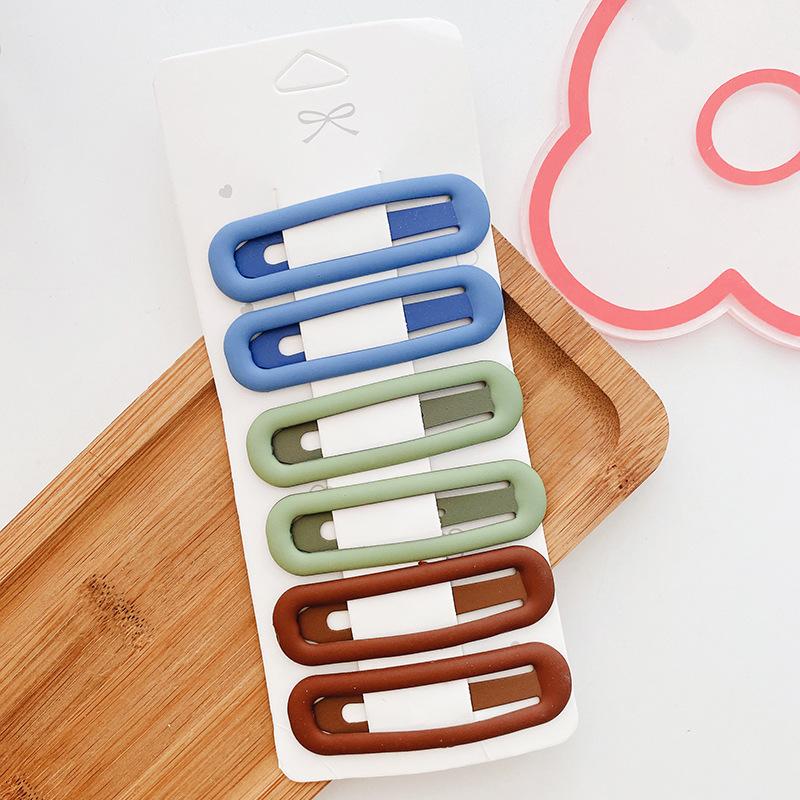 Hochwertige Mattierte Ovale Basis-Haarnadeln Damen Mädchen Haarspangen Nadeln Haarspangen Accessoires Haarspange Haargreifer Kopfschmuck