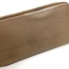 HERMES Azap Long Silk-In Wallet Zip Around Long Wallet Epsom Etoupe gray