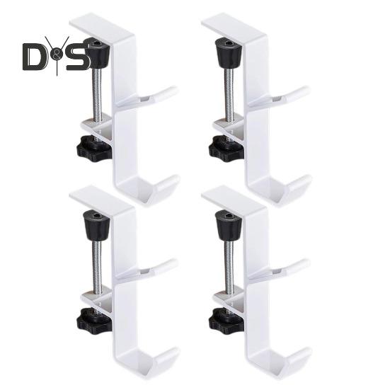 1/2/4/6Pcs Christmas Stocking Holders Rust-Proof Scratch-Resistant Adjustable Garland Hangers Fireplace Stocking Holders