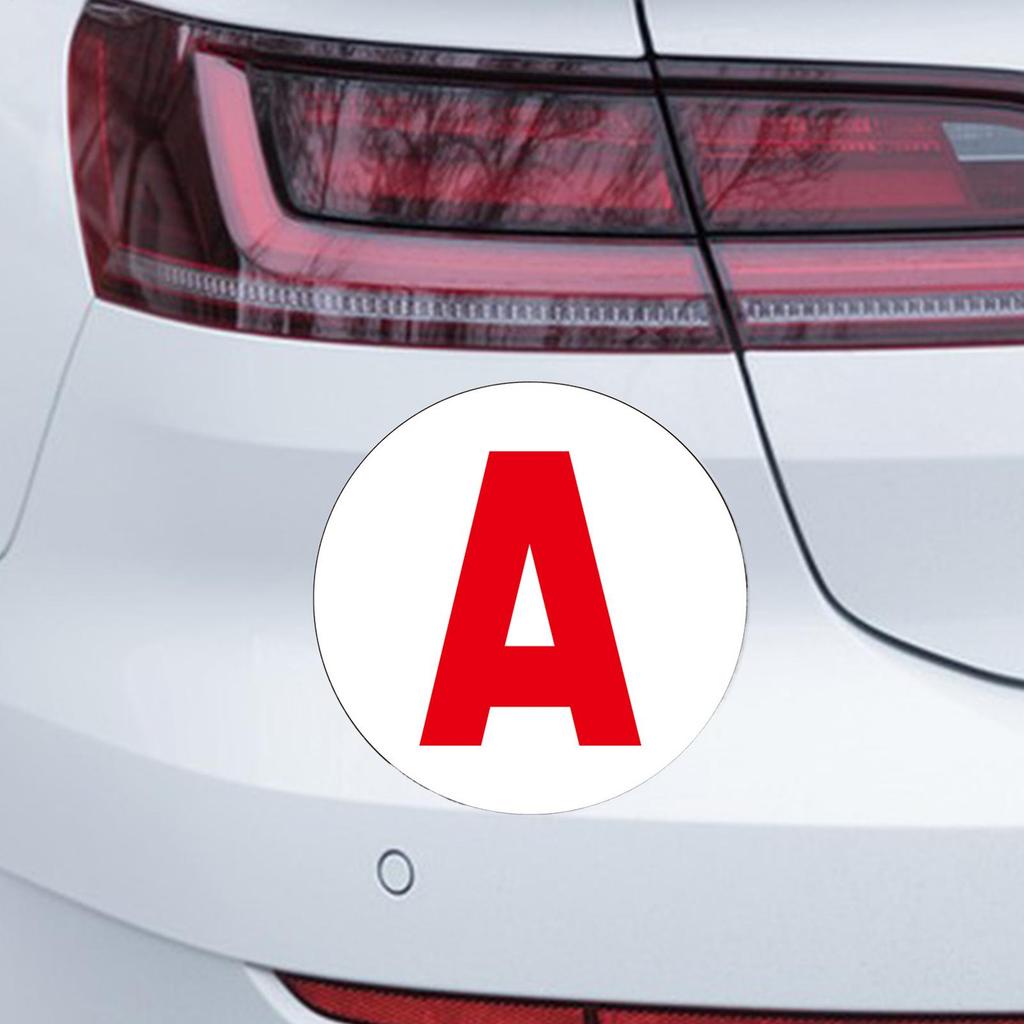 New Driver Magnet For Car French Letter A Beginner Driver Magnet For Car Removable Bumper Automotive Decal For Teens Adults