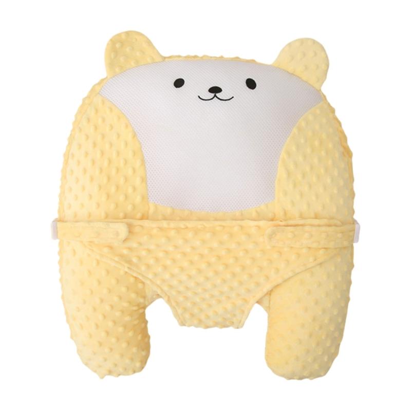 Cartoon Baby Support Pillow for Newborns Helping Relieve Gas and Colic Soft & Breathable Mood Comforting Doll Toy