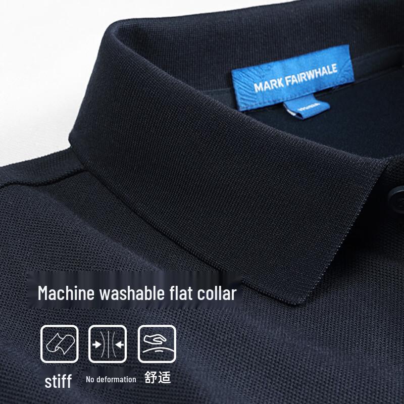 Mark Fairwhale Men's Commuter Heavyweight Long Sleeve Polo Shirt