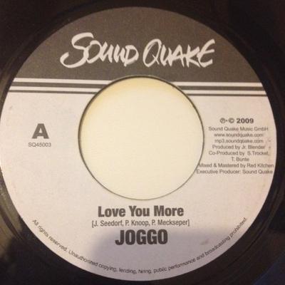 7inch Record JOGGO  BOOMDABASH  Love You More  Shes Mine SQ45003 Sound Quake 2009 Jamaica Reggae Ska  Dub Used