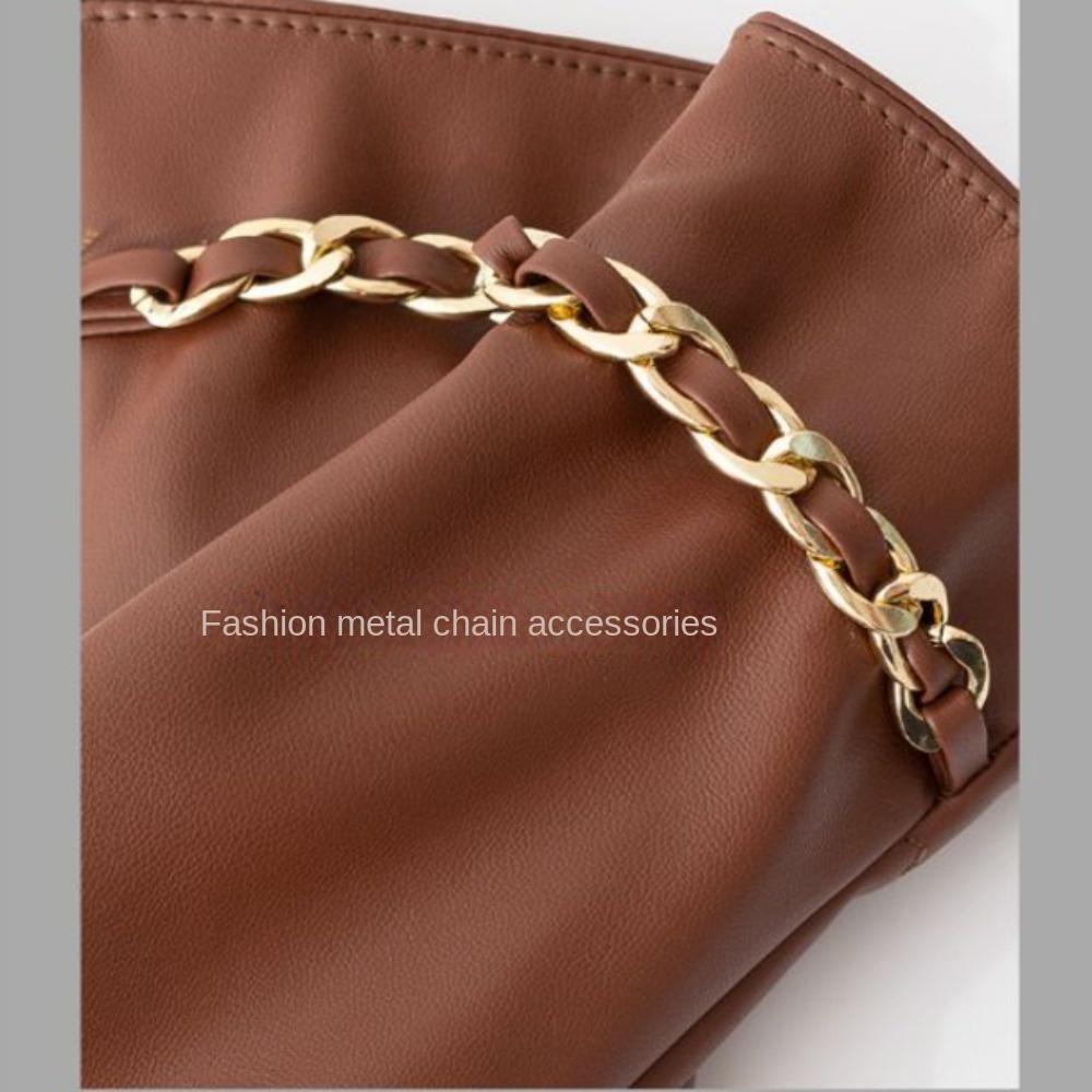 Řetízkové Zimní Hrubé Rukavice Jednobarevné Venkovní Jezdecké Rukavice Vysoce Kvalitní Kožené Rukavice