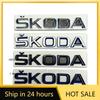 Car Sticker 2025 Hot Metal for SKODA Rapid Kodiaq Superb Yeti Karoq Octavia A7 Tour RS Kamiq Badge Car Styling Rear Trunk Emblem