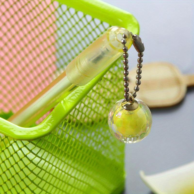 School season 10pcs 0.5mm creative universe ball lamp pendant pen high-value pendant gel pen small fresh stationery exam black water pen
