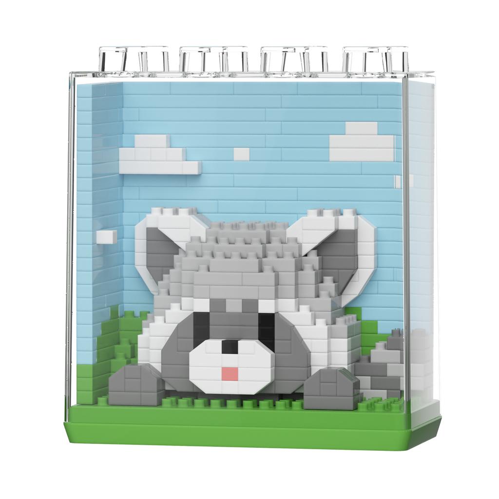 Non-Toxic Cute Animal Micro Panda Model Building Block Kids Mini Pets With Display Box City Cartoon Animal Diamond Bricks Toys