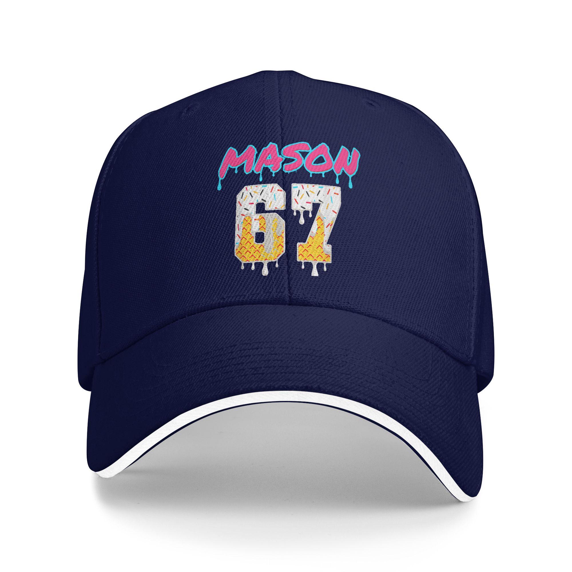 

Spring Six Seven Ice Cream Drip Sport 67 Fun Mason Meme Baseball Cap Outdoor Gym Sun Hip Hop Hats Men Hot Sale Snapback Cap As Picture