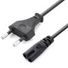 EU Power Cable 2pin IEC320 C7 US Power Extension Cord