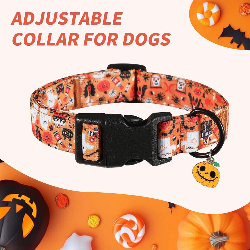 Halloween Dog Collars Anti Bite Neck Covers Pet Necklace Specific for Going Out Necking Large Medium Small Dog Cat Collars